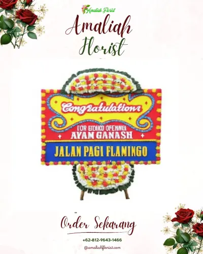 Bunga Papan Congratulation di Nanggung